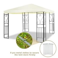 Costway 10'x10' Patio Gazebo Canopy Tent Steel Frame Shelter Patio Party Awning -Outlet Camping Gear Store unnamed file 4287