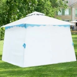 Costway 2 Tier 10'x10' Patio Gazebo Canopy Tent Steel Frame Shelter Awning W/Side Walls -Outlet Camping Gear Store unnamed file 4293