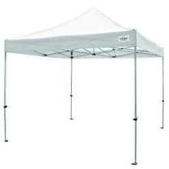 Caravan Canopy TitanShade 10 x 10 Steel Frame Portable Instant Canopy Kit, White