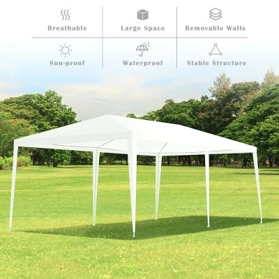 Costway Wedding Tent Canopy Party 10'x20' Heavy Duty Gazebo Cater Event W/Side Walls 8 Costway Wedding Tent Canopy Party 10'x20' Heavy Duty Gazebo Cater Event W/Side Walls - Image 6