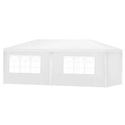 Costway Wedding Tent Canopy Party 10'x20' Heavy Duty Gazebo Cater Event W/Side Walls 11 Costway Wedding Tent Canopy Party 10'x20' Heavy Duty Gazebo Cater Event W/Side Walls - Image 9