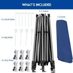 Costway 10'x20' Pop up Canopy Tent Folding Heavy Duty Sun Shelter Adjustable W/Bag -Outlet Camping Gear Store unnamed file 4437