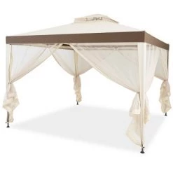 Costway 10’x 10’ 2-tier Canopy Gazebo Tent Outdoor Netting Picnic Party Sun Shade -Outlet Camping Gear Store unnamed file 4545