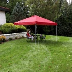 Sunnydaze Decor Sunnydaze Premium Pop-Up Canopy with Rolling Carry Bag - 12' x 12' - Red -Outlet Camping Gear Store unnamed file 4574