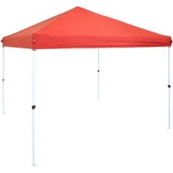 Sunnydaze Decor Sunnydaze Standard Pop-Up Canopy with Carry Bag - 10' x 10' - Red -Outlet Camping Gear Store unnamed file 4611