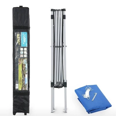 Captiva Designs Outdoor Patio Pop-Up Canopy Tent with Wheeled Bag White 12 Captiva Designs Outdoor Patio Pop-Up Canopy Tent with Wheeled Bag White - Image 10