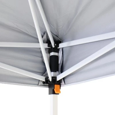 Sunnydaze Decor Sunnydaze Standard Pop-Up Canopy with Carry Bag - 10' x 10' - Blue 4 Sunnydaze Decor Sunnydaze Standard Pop-Up Canopy with Carry Bag - 10' x 10' - Blue - Image 2