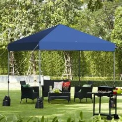 Costway 8x8 FT Pop up Canopy Tent Shelter Wheeled Carry Bag 4 Canopy Sand Bag -Outlet Camping Gear Store unnamed file 4668