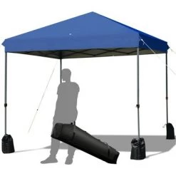 Costway 8x8 FT Pop up Canopy Tent Shelter Wheeled Carry Bag 4 Canopy Sand Bag -Outlet Camping Gear Store unnamed file 4675