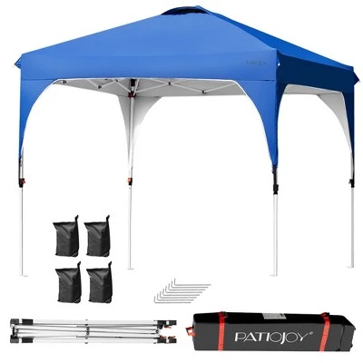 Costway 8x8 FT Pop up Canopy Tent Shelter Height Adjustable w/ Roller Bag 11 Costway 8x8 FT Pop up Canopy Tent Shelter Height Adjustable w/ Roller Bag - Image 9