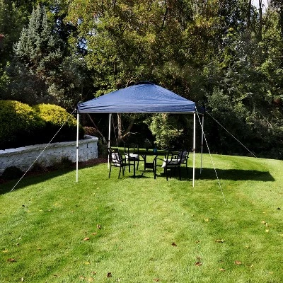 Sunnydaze Decor Sunnydaze Premium Pop-Up Canopy with Rolling Carry Bag - 10' x 10' - Blue 8 Sunnydaze Decor Sunnydaze Premium Pop-Up Canopy with Rolling Carry Bag - 10' x 10' - Blue - Image 6