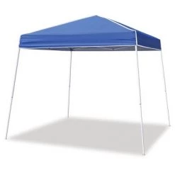 Z-Shade 12 by 12 Foot Horizon Instant Pop Up Shade Canopy Tent, Blue & Z-Shade Durable Plastic Circular 5 Pound Canopy Tent Leg Weight Plate, Set of 4