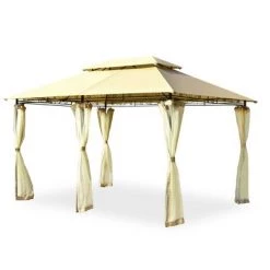 Costway 2-Tier 10'x13' Steel Gazebo Canopy Tent Shelter Patio Garden Outdoor Netting -Outlet Camping Gear Store unnamed file 4903