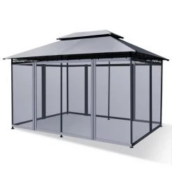 Costway 2-Tier 10'x13' Steel Gazebo Canopy Tent Shelter Patio Garden Outdoor Netting -Outlet Camping Gear Store unnamed file 4906
