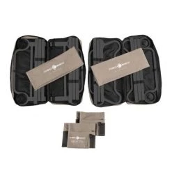 Disc-O-Bed Large Cam-O-Bunk 79 x 28 Inch Portable Folding Bunked Double Camping Cot Bed with 2 Organizers and 2 Carry Bags, Tan -Outlet Camping Gear Store unnamed file 5030