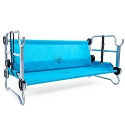 Disc-O-Bed Youth Kid-O-Bunk Benchable Camping Cot, Teal & Non-Slip Foot Pads -Outlet Camping Gear Store unnamed file 5104