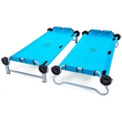 Disc-O-Bed Youth Kid-O-Bunk Benchable Camping Cot, Teal & Non-Slip Foot Pads -Outlet Camping Gear Store unnamed file 5105