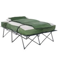 Outsunny 2-Person Folding Camping Cot Portable Outdoor Bed Set with Sleeping Bag, Inflatable Air Mattress, Comfort Pillows and Carry Bag, Soft and Comfortable for Outdoor Travel Camp Beach Vacation 9 Outsunny 2-Person Folding Camping Cot Portable Outdoor Bed Set with Sleeping Bag, Inflatable Air Mattress, Comfort Pillows and Carry Bag, Soft and Comfortable for Outdoor Travel Camp Beach Vacation -Outlet Camping Gear Store unnamed file 5131