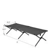 Costway Folding Camping Cot & Bed Heavy-Duty for Adults Kids w/ Carrying Bag 300LBS Grey -Outlet Camping Gear Store unnamed file 5190
