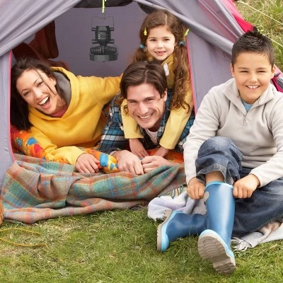 Wakeman Portable 2 in 1 LED Camping Lantern with Ceiling Fan - Black 3 Wakeman Portable 2 in 1 LED Camping Lantern with Ceiling Fan - Black