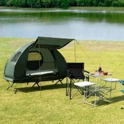 Costway 2-Person Compact Portable Pop-Up Tent/Camping Cot w/ Air Mattress & Sleeping Bag 13 Costway 2-Person Compact Portable Pop-Up Tent/Camping Cot w/ Air Mattress & Sleeping Bag -Outlet Camping Gear Store unnamed file 543