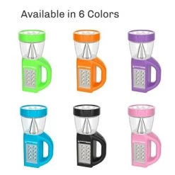 Leisure Sports 3-in-1 Lightweight LED Lantern Flashlight Combo with Side Panel Light for Camping, Hiking & Emergencies - Orange -Outlet Camping Gear Store unnamed file 5454