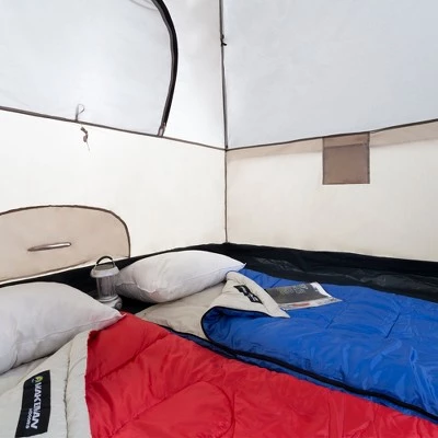 Leisure Sports 4-Person Dome Tent with Carry Bag - Tan 7 Leisure Sports 4-Person Dome Tent with Carry Bag - Tan - Image 5