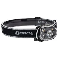 Dorcy Pro 11 in. LED 470-Lumen High CRI & UV Tilt Headlamp Flashlight Gray DCY414320