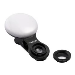 Insten Video Conference Lighting Kit, LED Mini Ring Lights Clip on (Small, Thumb Size Clip) for Phone & Tablet, White & Yellow Light -Outlet Camping Gear Store unnamed file 5645