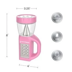 Fleming Supply 3-in-1 LED Lantern, Flashlight, and Panel Light - Pink