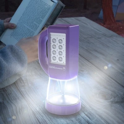 Leisure Sports 3-in-1 LED Lantern, Flashlight and Panel Light - Purple 3 Leisure Sports 3-in-1 LED Lantern, Flashlight and Panel Light - Purple