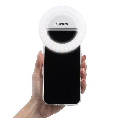 Insten Video Conference Lighting Kit For Cell Phone Laptop, LED Ring Lights Clip on, 3 Lighting Modes 4 Brightness 4 Insten Video Conference Lighting Kit For Cell Phone Laptop, LED Ring Lights Clip on, 3 Lighting Modes 4 Brightness - Image 2