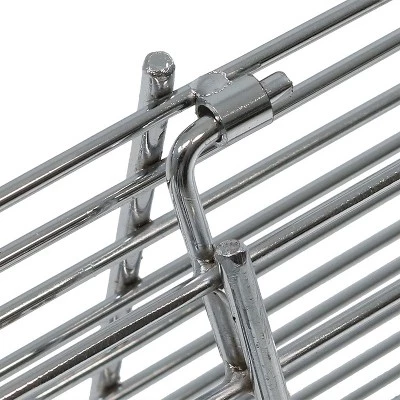 Sunnydaze Decor Sunnydaze Outdoor Camping Portable Heavy-Duty Foldable Chrome-Plated Fire Pit Cooking Grill Grate - 36" 5 Sunnydaze Decor Sunnydaze Outdoor Camping Portable Heavy-Duty Foldable Chrome-Plated Fire Pit Cooking Grill Grate - 36" - Image 3