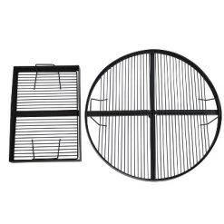 Sunnydaze Decor Sunnydaze Outdoor Camping or Backyard Steel Adjustable Cooking Grilling Fire Pit BBQ Stake with 2 Swivel Swing Grates -Outlet Camping Gear Store unnamed file 5906