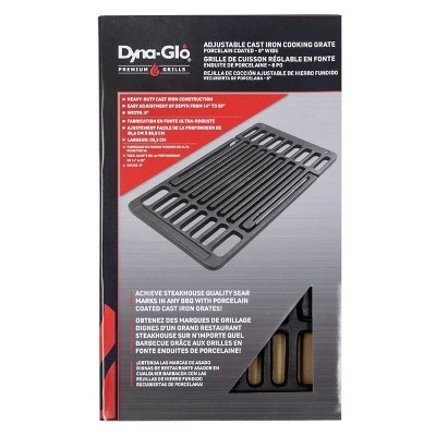 Dyna-Glo DGUEGC Universal Cast Iron Cooking Grates, Black 4 Dyna-Glo DGUEGC Universal Cast Iron Cooking Grates, Black - Image 2