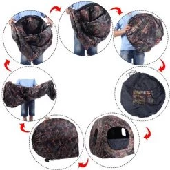 Costway Portable Hunting Blind Pop Up Ground Camo Weather Resistant Hunting Enclosure -Outlet Camping Gear Store unnamed file 597