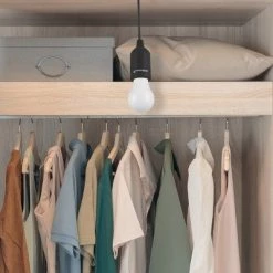 Leisure Sports Portable Pull Cord Outdoor/Indoor Hanging LED Bulb Lantern - Black -Outlet Camping Gear Store unnamed file 6046