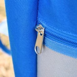 Outsunny Kids Camping Tent with Chairs, Sleeping Bags, Flashlights, Trolley Case, 69" L 53.25" W 37.5" H, Blue/Grey -Outlet Camping Gear Store unnamed file 607