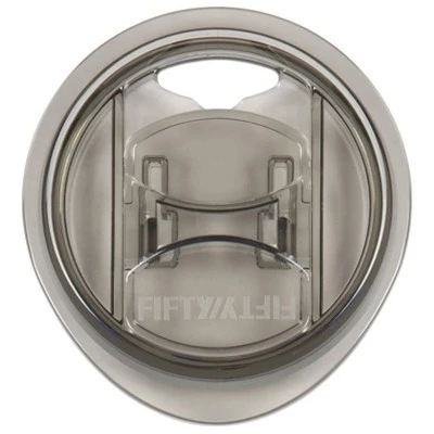 FIFTY/FIFTY 15oz Camp Mug with Slide Lid White/Slate Speckled 3 FIFTY/FIFTY 15oz Camp Mug with Slide Lid White/Slate Speckled