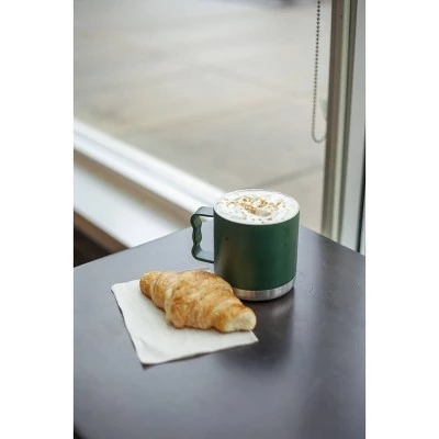 FIFTY/FIFTY 15oz Camp Mug with Slide Lid Navy/White Speckled 4 FIFTY/FIFTY 15oz Camp Mug with Slide Lid Navy/White Speckled - Image 2