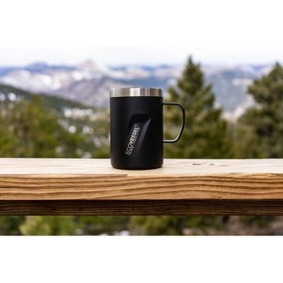 EcoVessel 12oz Transit Insulated Stainless Steel Coffee and Camping Mug - Black 3 EcoVessel 12oz Transit Insulated Stainless Steel Coffee and Camping Mug - Black
