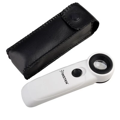 INSTEN 45x Magnifying LED Light Glass for Jeweler, White 3 INSTEN 45x Magnifying LED Light Glass for Jeweler, White