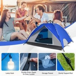 Costway 4 Person Instant Pop-up Camping Tent 2-in-1 Double-Layer Waterproof Tent Blue 13 Costway 4 Person Instant Pop-up Camping Tent 2-in-1 Double-Layer Waterproof Tent Blue -Outlet Camping Gear Store unnamed file 614