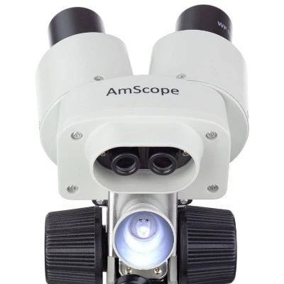 Kids' Portable Battery Powered Stereo Microscope with Dual LED Lights - AmScope 3 Kids' Portable Battery Powered Stereo Microscope with Dual LED Lights - AmScope