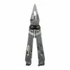 SOG Power Access Deluxe Steel Multi Tool w/ Pliers, Scissors, Knives, 1/4 Inch Hex Bit Driver, 12 Hex Bits, & Wood Saw, Nylon Sheath, Stainless Finish