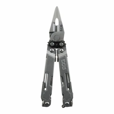 SOG Power Access Deluxe Steel Multi Tool w/ Pliers, Scissors, Knives, 1/4 Inch Hex Bit Driver, 12 Hex Bits, & Wood Saw, Nylon Sheath, Stainless Finish 3 SOG Power Access Deluxe Steel Multi Tool w/ Pliers, Scissors, Knives, 1/4 Inch Hex Bit Driver, 12 Hex Bits, & Wood Saw, Nylon Sheath, Stainless Finish