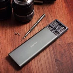 Insten Precision Screwdriver Set, 48 in 1 Magnetic Driver Bit, Pocket Repair Tool Kit with Aluminum Case for Electronics Computer PC Watch Eyeglasses