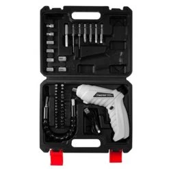 Insten Electric Screwdriver, USB Rechargeable 3.6V Cordless Screwdriver Includes 47 Bit, Power Screw Driver Tool Kit, Torque Adjustable, LED Light -Outlet Camping Gear Store unnamed file 6381