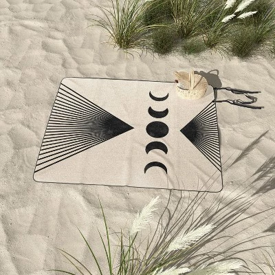 Emanuela Carratoni Moon Phases on Mountains Picnic Blanket - Deny Designs 4 Emanuela Carratoni Moon Phases on Mountains Picnic Blanket - Deny Designs - Image 2