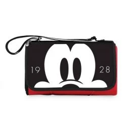 Picnic Time Disney Mickey Mouse Blanket Tote Outdoor Picnic Blanket - Red